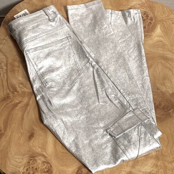 Pull & Bear Silver Spandex Pants - Picture 5 of 5